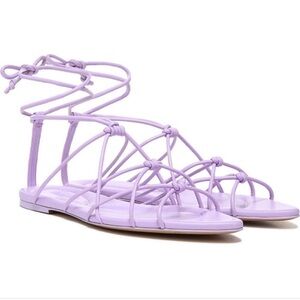Vince Kenna Ankle Tie Strappy‎ Sandals in Violetta 8.5